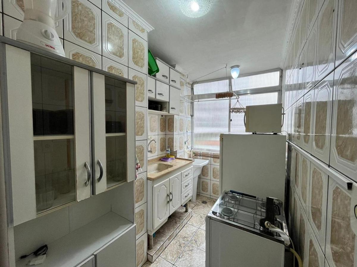 Sala Living Proximo A Praia Apartment Santos  Bagian luar foto
